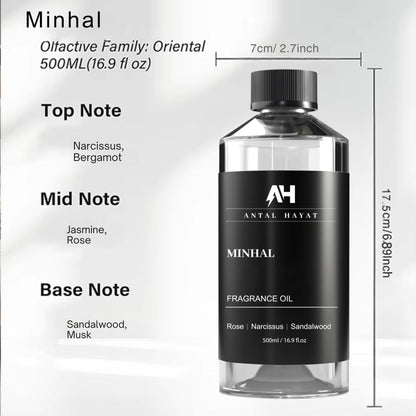 Minhal 500mL Hotel Scents Diffuser Oil – Iris de Nuit Inspired Luxury Refill