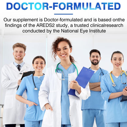 AREDS2 Eye Vitamin & Mineral Supplement — Lutein & Zeaxanthin, C & E, Zinc & Copper | 150 Softgels