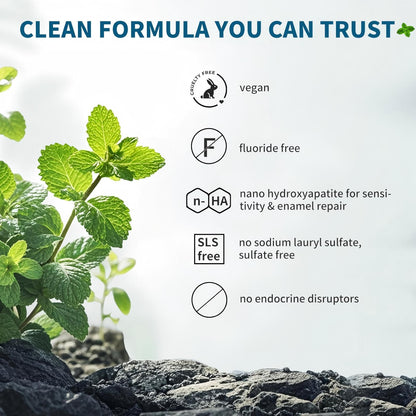 7.5% Hydroxyapatite Toothpaste – Enamel Protection, Sensitive Teeth | Fluoride-Free, Fresh Mint