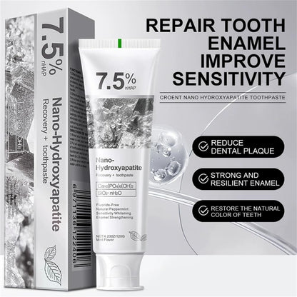 2-Pack 7.5% Hydroxyapatite Toothpaste – Fluoride-Free for Sensitive Teeth