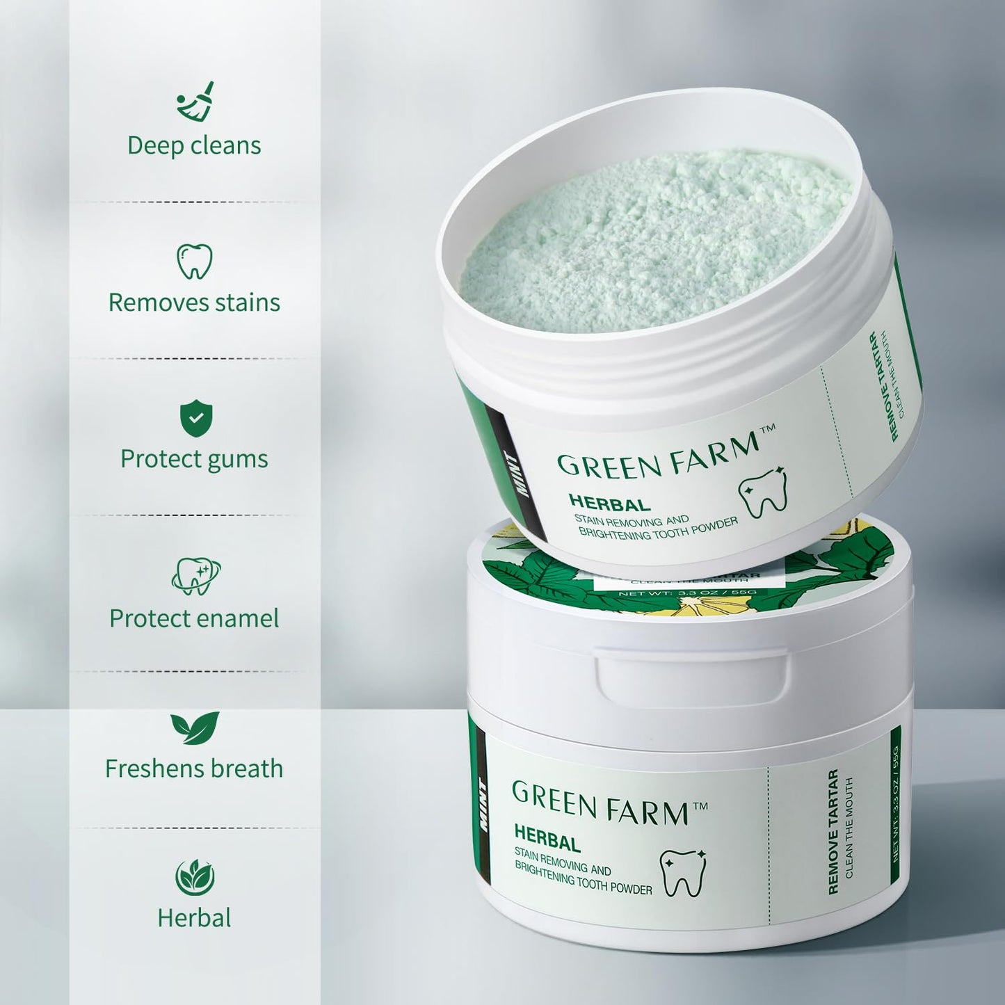 Xylitol Tooth Powder – Plaque Defense & Gum Care | Enamel-Safe Whitening