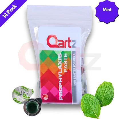 Mint Flavored Professional Strength Tooth Polish (Extra Coarse) – 14 Cups – Made in USA