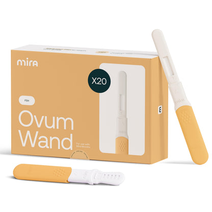 Mira Fertility Ovum Wands – At-Home FSH Test Strips (20 Tests) with Monitor & App