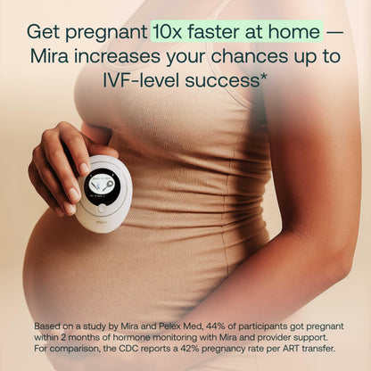 Mira Max Fertility Monitor & Ovulation Kit – At-Home LH, E3G & PdG Tracker (7x More Accurate)