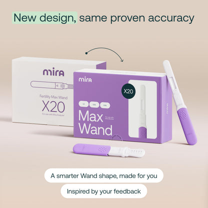 Mira Max Fertility Monitor & Ovulation Kit – At-Home LH, E3G & PdG Tracker (7x More Accurate)