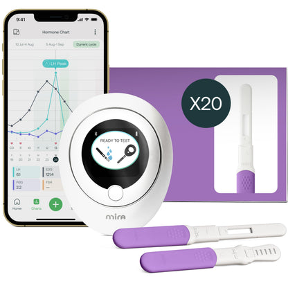 Mira Max Fertility Monitor & Ovulation Kit – At-Home LH, E3G & PdG Tracker (7x More Accurate)