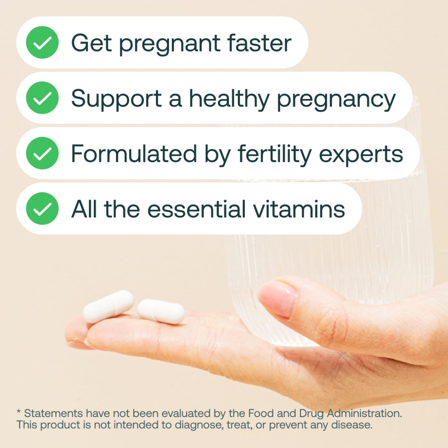 MIRA Prenatal Multivitamins for Women – Folate & Choline | 60 Capsules (30 Servings) | 1 Pack