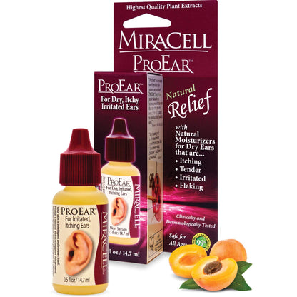 Miracell ProEar Ear Drops — Hydrating Ear Moisturizer, Wax Softener, 0.5 oz