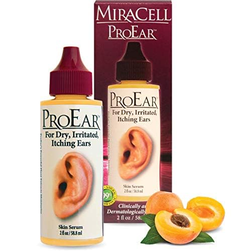 Miracell ProEar Ear Drops – Hydrating Ear Wax Softener for Itchy, Dry Ears (2 oz)