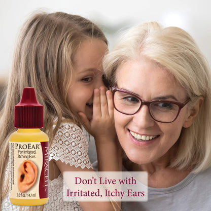Miracell ProEar Ear Drops — Hydrating Ear Moisturizer, Wax Softener, 0.5 oz