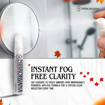 MIRRORVANA Anti Fog Spray for Shower Mirrors - 2 Bottles (7 ml)