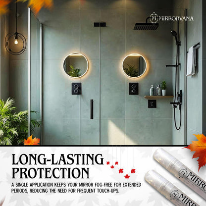 MIRRORVANA Anti Fog Spray for Shower Mirrors - 2 Bottles (7 ml)