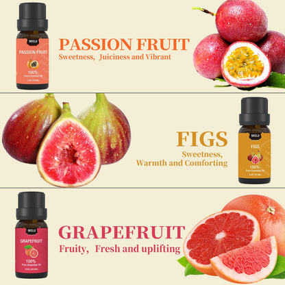 MISIJI Essential Oils for Diffuser – Aromatherapy & Home Fragrance Kit