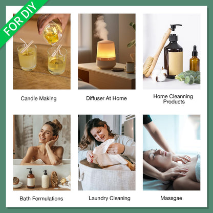 MISIJI Essential Oils Set – 10 Scents for Diffuser & Aromatherapy