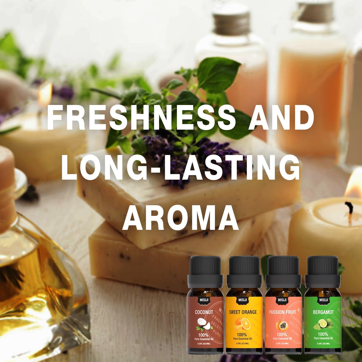MISIJI Essential Oils for Diffuser – Aromatherapy & Home Fragrance Kit