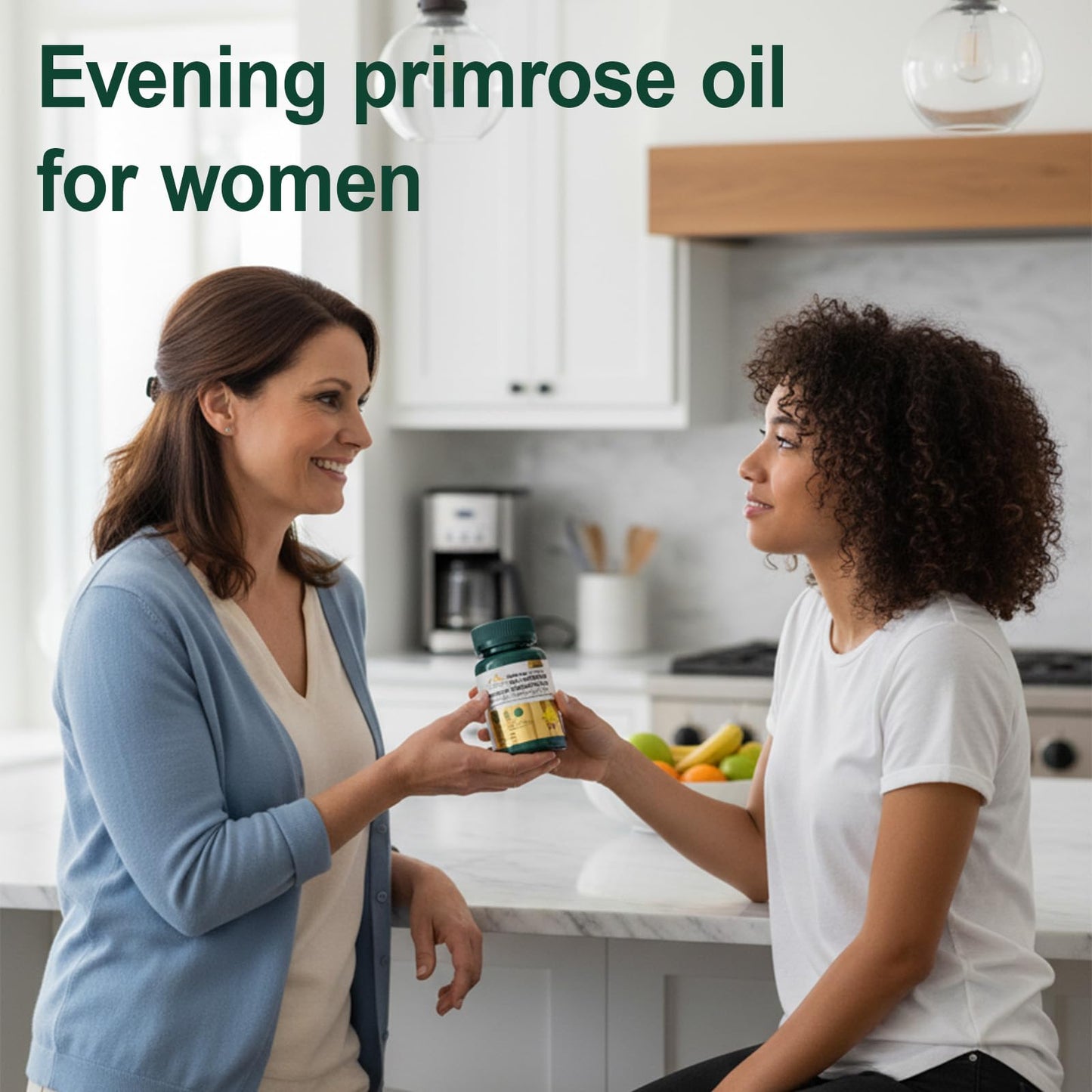 Mission Hill Foods 1500mg Evening Primrose Oil Capsules for Women | Hormonal Balance & Skin Health (2-Month Supply)