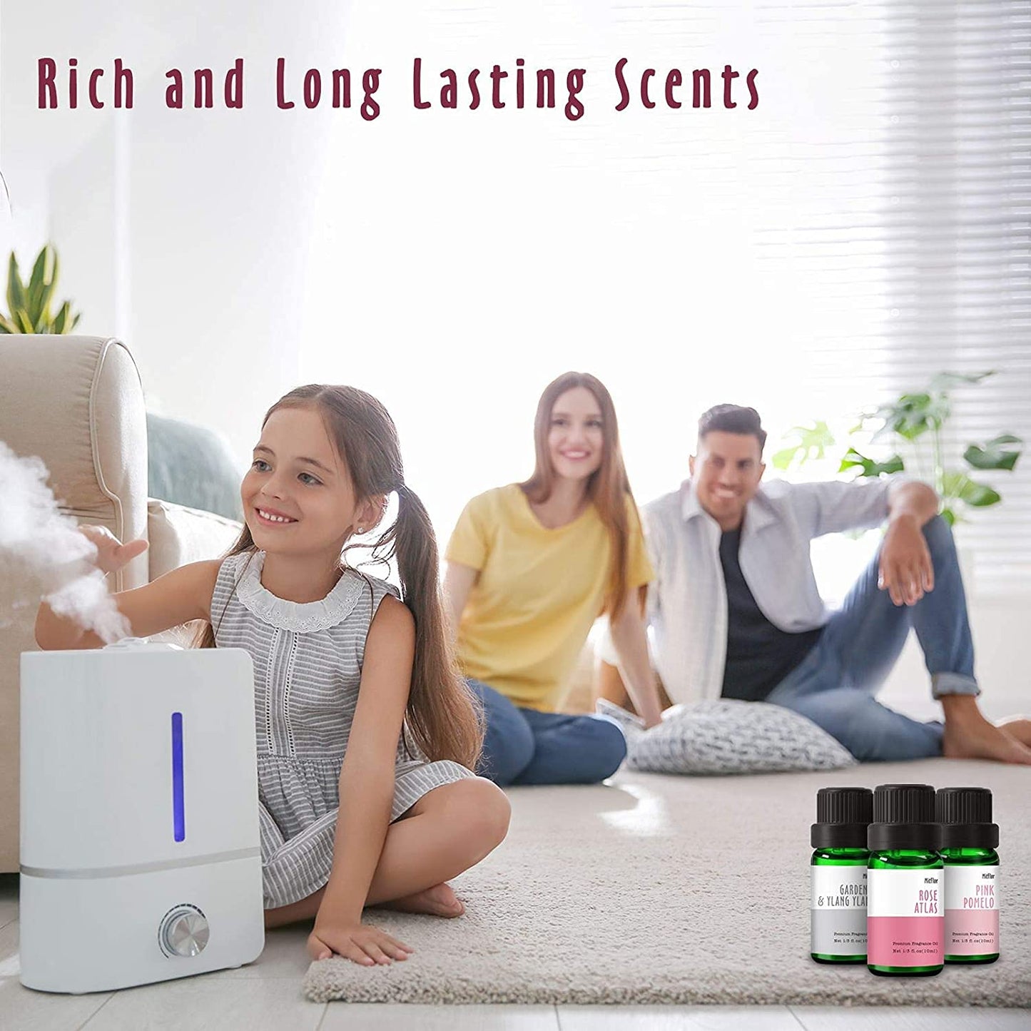 MitFlor All for Her: 6x10ml Essential Oils Set for Diffusers & DIY