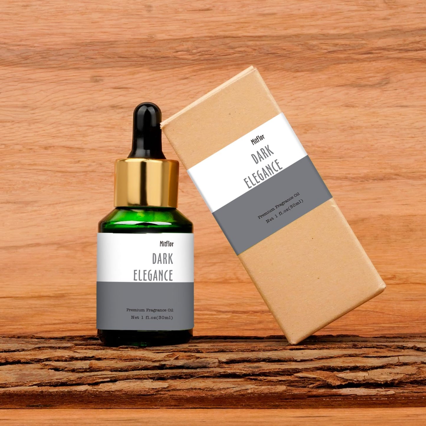 Dark Elegance Fragrance Oil 30ml – MitFlor Premium Scented Oil for Diffusers, Candles, Perfume, Beard Oil