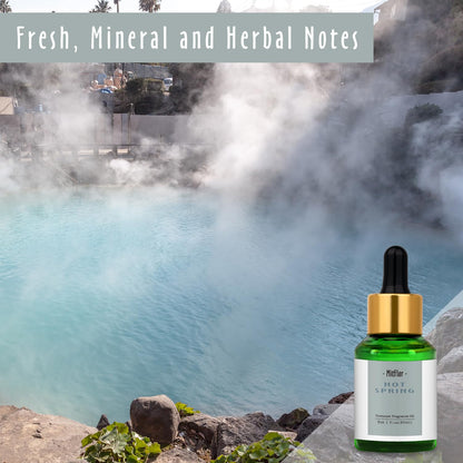 MitFlor Hot Spring Fragrance Oil – 30ml Premium Grade for Soap, Candles & Aromatherapy