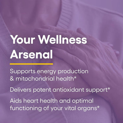 Natural Factors CoQ10 400 mg – Antioxidant Support, Energy Production & Heart Health | 60 Softgels