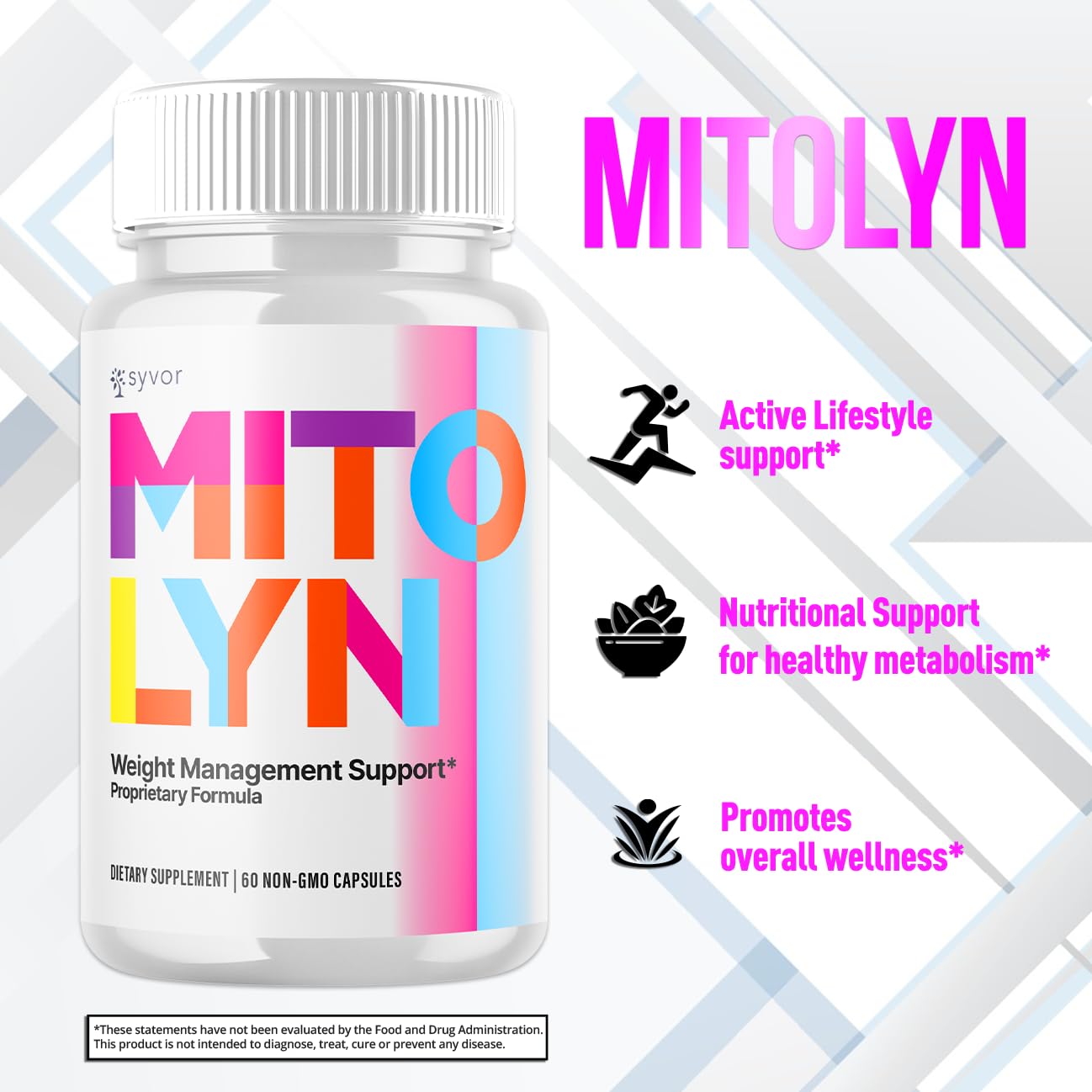 Mitolyn Capsules – 3 Pack, Advanced Formula & Keto Support (180 Capsules)