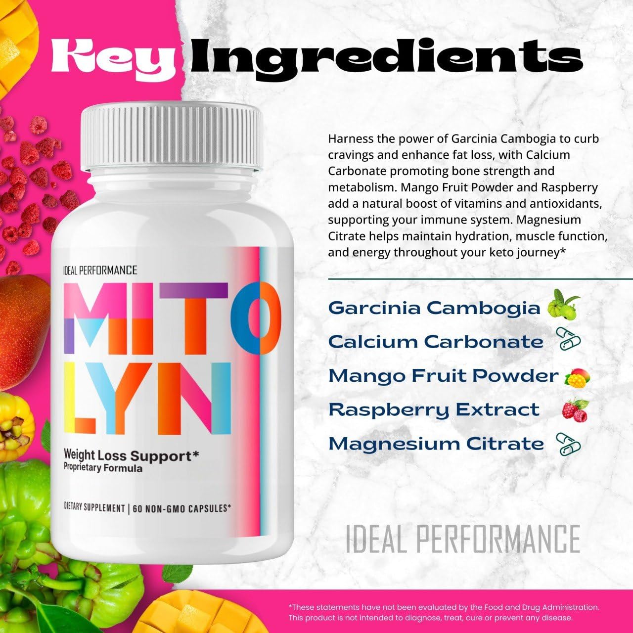 Mitolyn Weight Loss Pills - Advanced Formula & Maximum Strength (3 Pack)