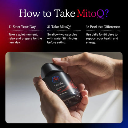 MitoQ Pure Advanced Mitochondria Supplement | Superior Bioavailability for Energy, Aging & Vitality BritishVita | Premium UK Vitamins & Wellness Supplements