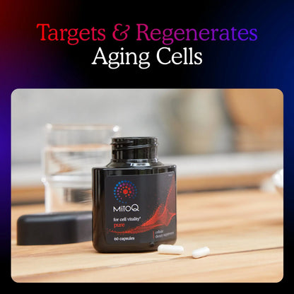 MitoQ Pure Advanced Mitochondria Supplement | Superior Bioavailability for Energy, Aging & Vitality BritishVita | Premium UK Vitamins & Wellness Supplements