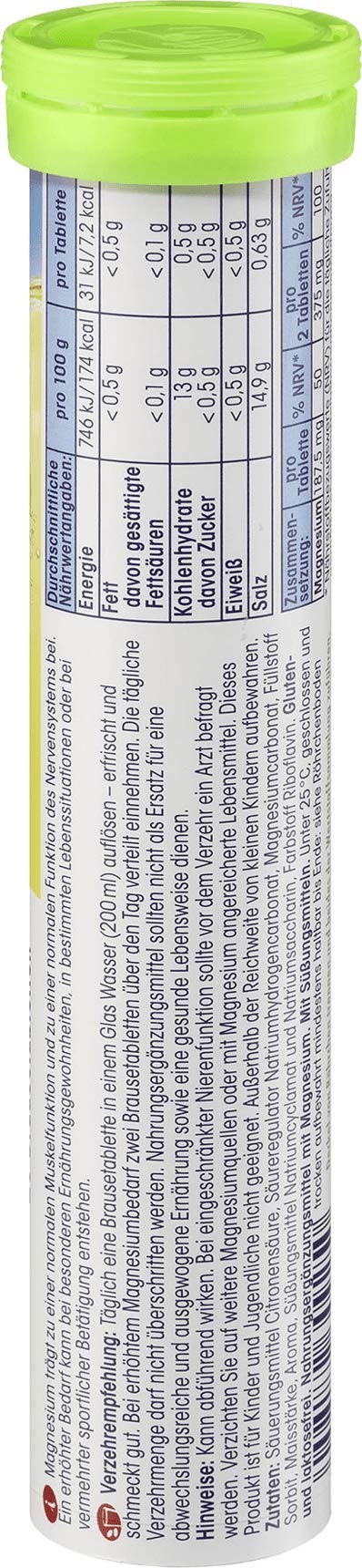 Mivolis Magnesium Effervescent Tablets - Dietary Supplements 4 Packs x 20 pcs | Germany