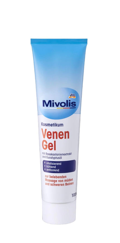 Mivolis Vein Gel with Horse Chestnut Extract & Eucalyptus Oil – 100 ml