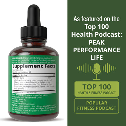 Kids Herbal Multivitamin Drops – Sugar Free, No Bitter Taste, 14-in-1 Vegan