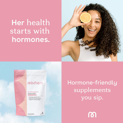 MIXHERS Collagen Powder – 30-Day Raspberry Limeade (18g Protein)