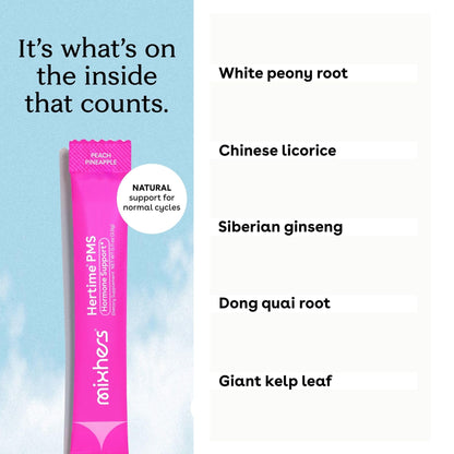 Mixhers Hertime PMS+ | Hormonal Health & Menstrual Comfort • Sugar-Free