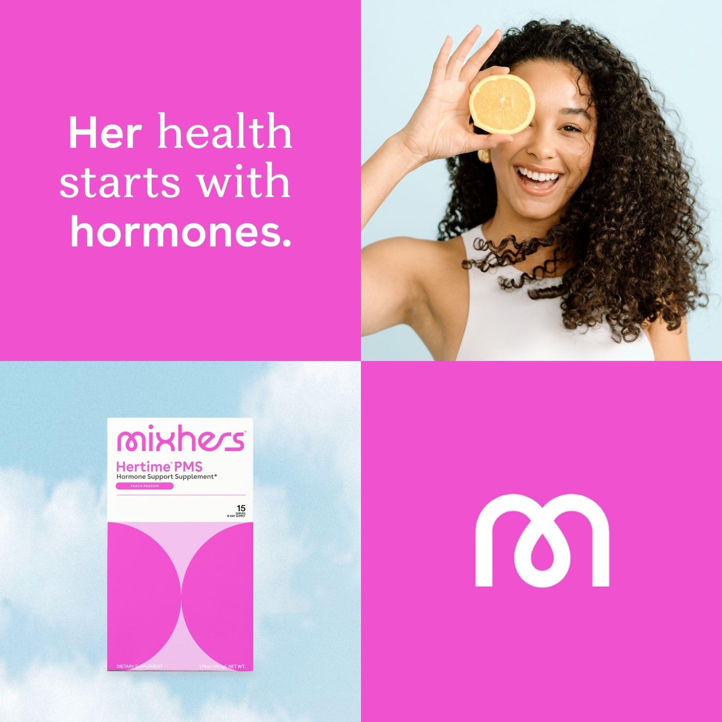 Mixhers Hertime PMS+ | Hormonal Health & Menstrual Comfort • Sugar-Free