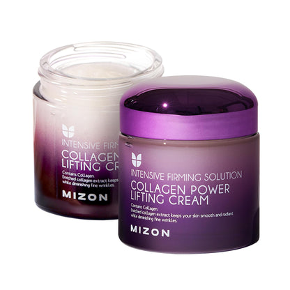 MIZON Collagen Power Lifting Cream – Marine Collagen, Hyaluronic Acid, Adenosine (2.53 fl oz)