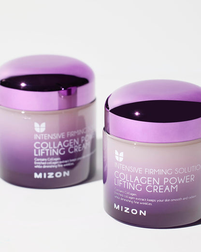 MIZON Collagen Power Lifting Cream – Marine Collagen, Hyaluronic Acid, Adenosine (2.53 fl oz)