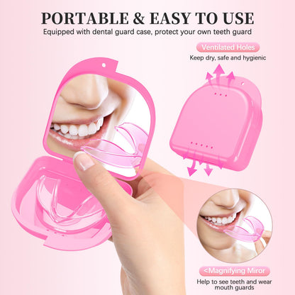 Mktoohzz Mouth Guard for Teeth Grinding – 6 Pack, One Size, Night Guard for Sleeping