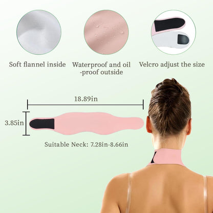 MMPANG Organic Castor Oil Pack Wraps - Reusable Waist & Neck Pads (Plus Size)