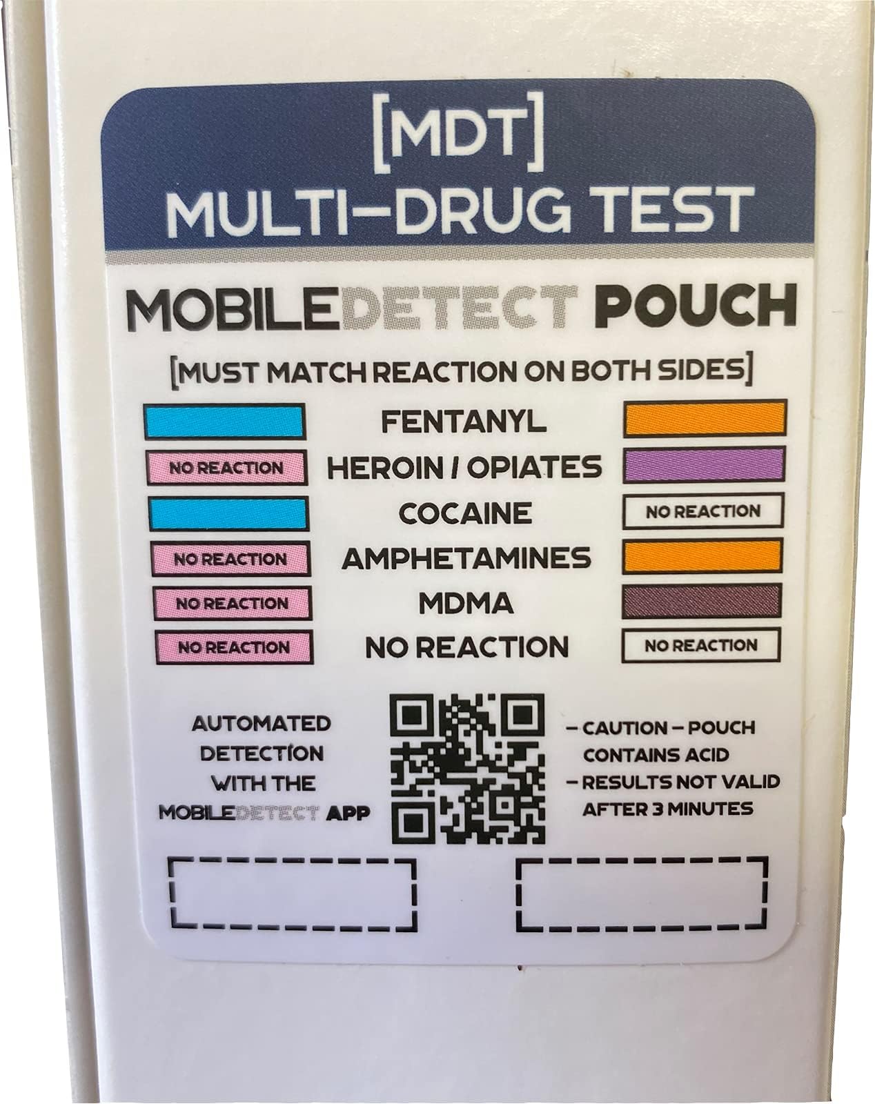 MobileDetect Pouch: Multi-Drug Detection Kit - Rapid Surface Test