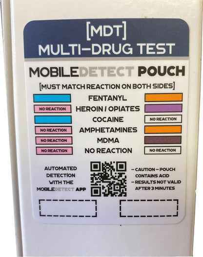MobileDetect Pouch: Multi-Drug Detection Kit - Rapid Surface Test
