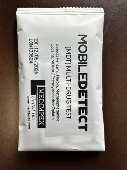 MobileDetect Pouch: Multi-Drug Detection Kit - Rapid Surface Test