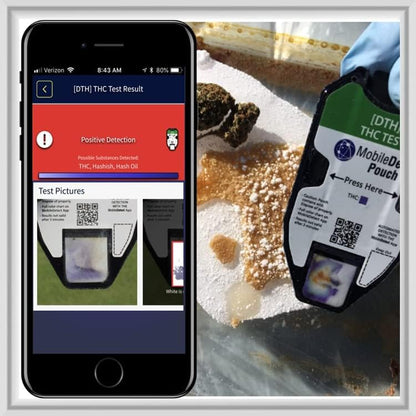 MobileDetect Pouch: Multi-Drug Detection Kit - Rapid Surface Test