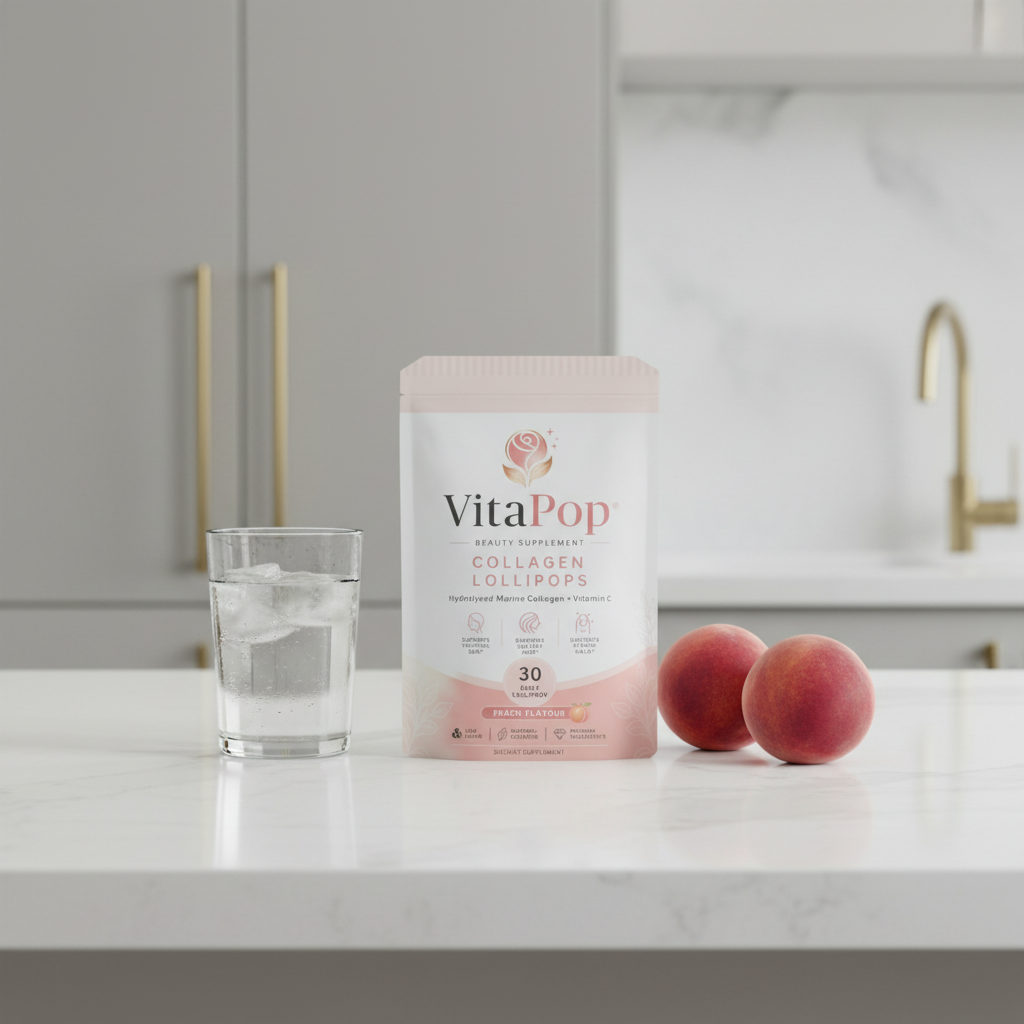 Collagen Lollipops - Hydrolysed Marine Collagen + Vitamin C VitaPop