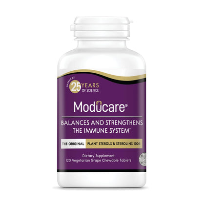 Moducare Daily Immune Support – Plant Sterols (Grape Flavor) 120 Chewable Tablets