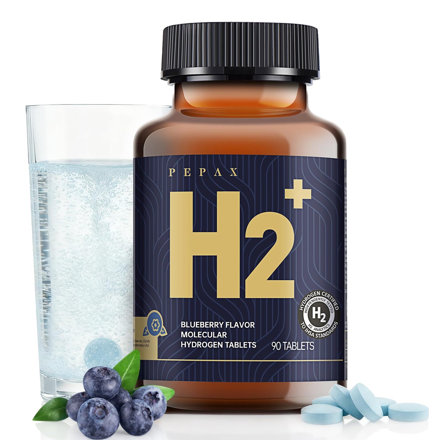 Hydrogen Water Tablets with Magnesium – 108 PPM, IHSA Certified