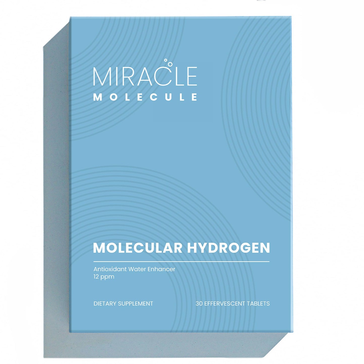 Molecular Hydrogen Tablets with Magnesium | 12 PPM | Miracle Molecule