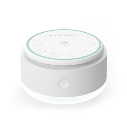 Momcozy Sound Machine for Baby | Portable White Noise with Night Light & 20 Sleep Sounds