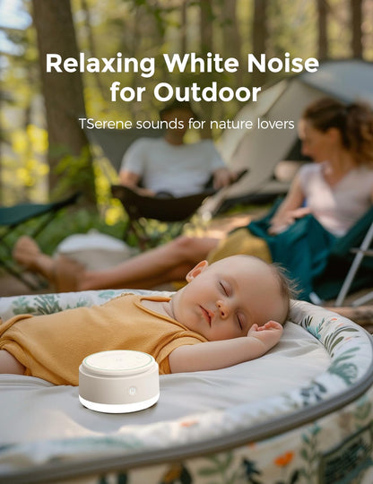Momcozy Sound Machine for Baby | Portable White Noise with Night Light & 20 Sleep Sounds