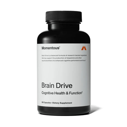 Momentous Brain Drive Nootropic Supplement | Focus & Memory Support | NSF Certified for Sport | 30 Servings BritishVita | Premium UK Vitamins & Wellness Supplements