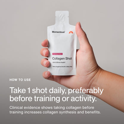 Momentous Collagen Shot - Hydrolyzed Collagen & Vitamin C | NSF Certified